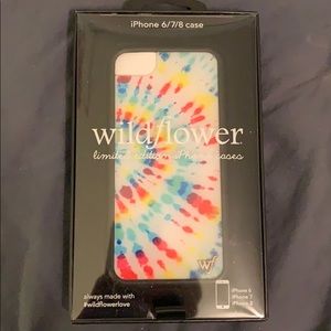 tie-dye iphone 6/7/8 wildflower case